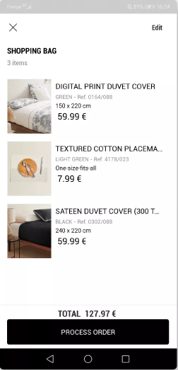 Shopping Cart eCommerce App